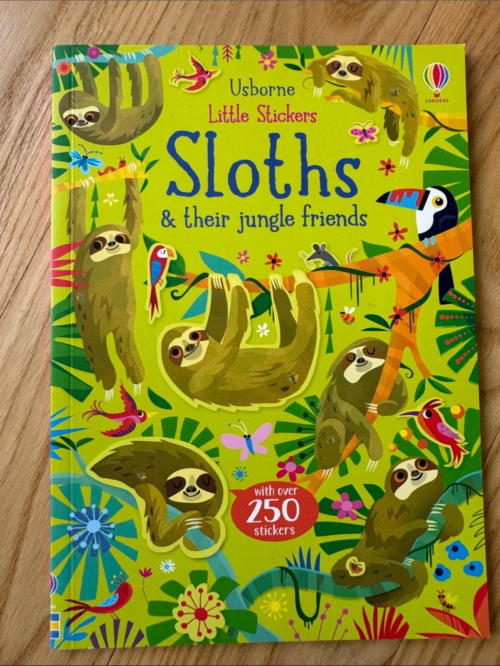 Usborne Activity Book Bundle 4 Look & Find Dinosaur Zoo Sloths Sticker Books
